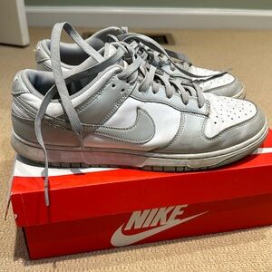 Used w/ Box - Nike Dunk Grey Fog - Size 12 Men